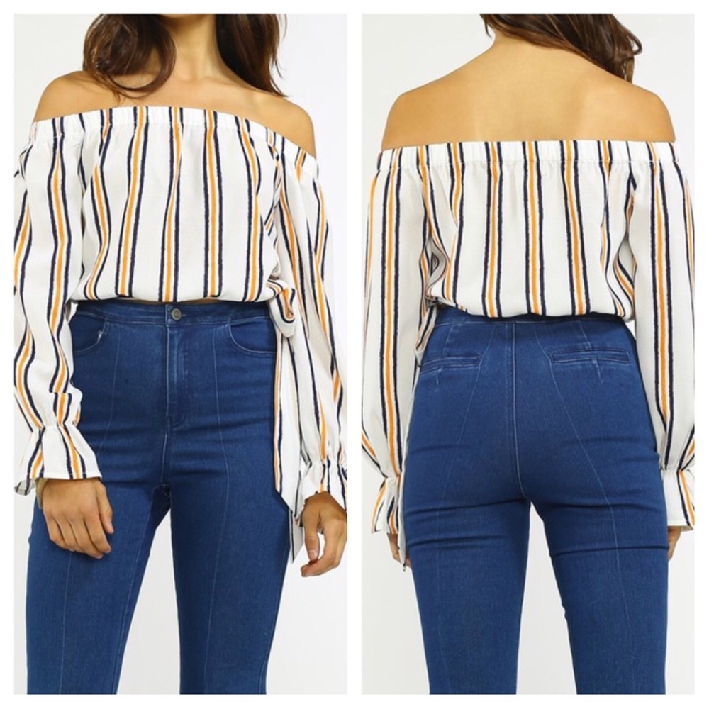 Off the Shoulder Cropped Top