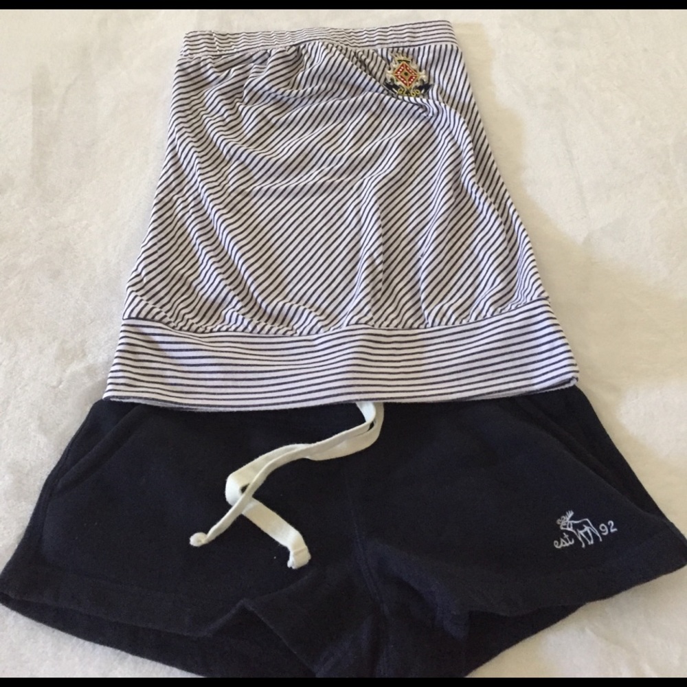 Stripe Sleeveless tops