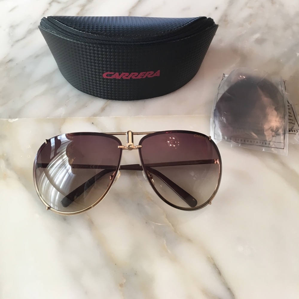Carrera Exchange 3 Gold Sunglasses