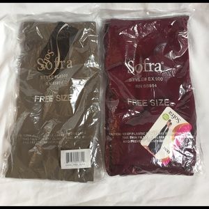 2 Sofra leggings. New with tags. Cute and soft.