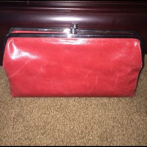 Red Hobo Clutch
