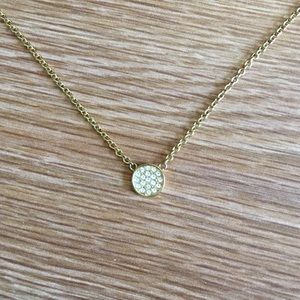 Kate space circle necklace