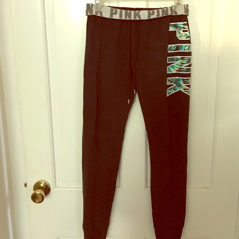 XS VS PINK PALM GYM PANT