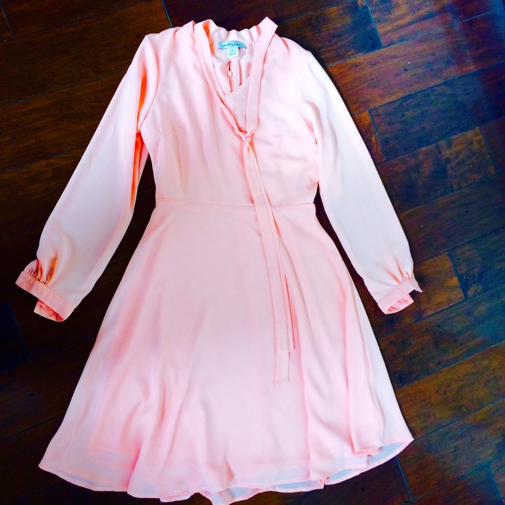Shady Apple Silk Dress