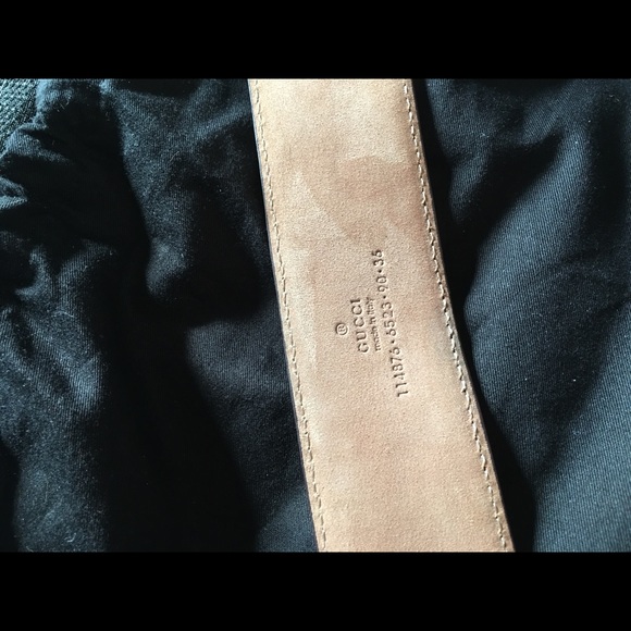 Red Guccissima Belt (Size 90)
