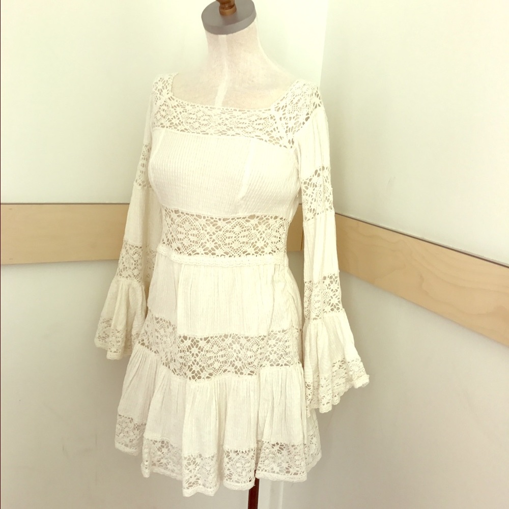 🦄Ivory Lace 'Pippa' Fit & Flare Dress🦄