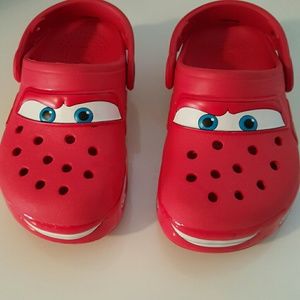 Lightening Mcqueen Boy Crocs size 10C
