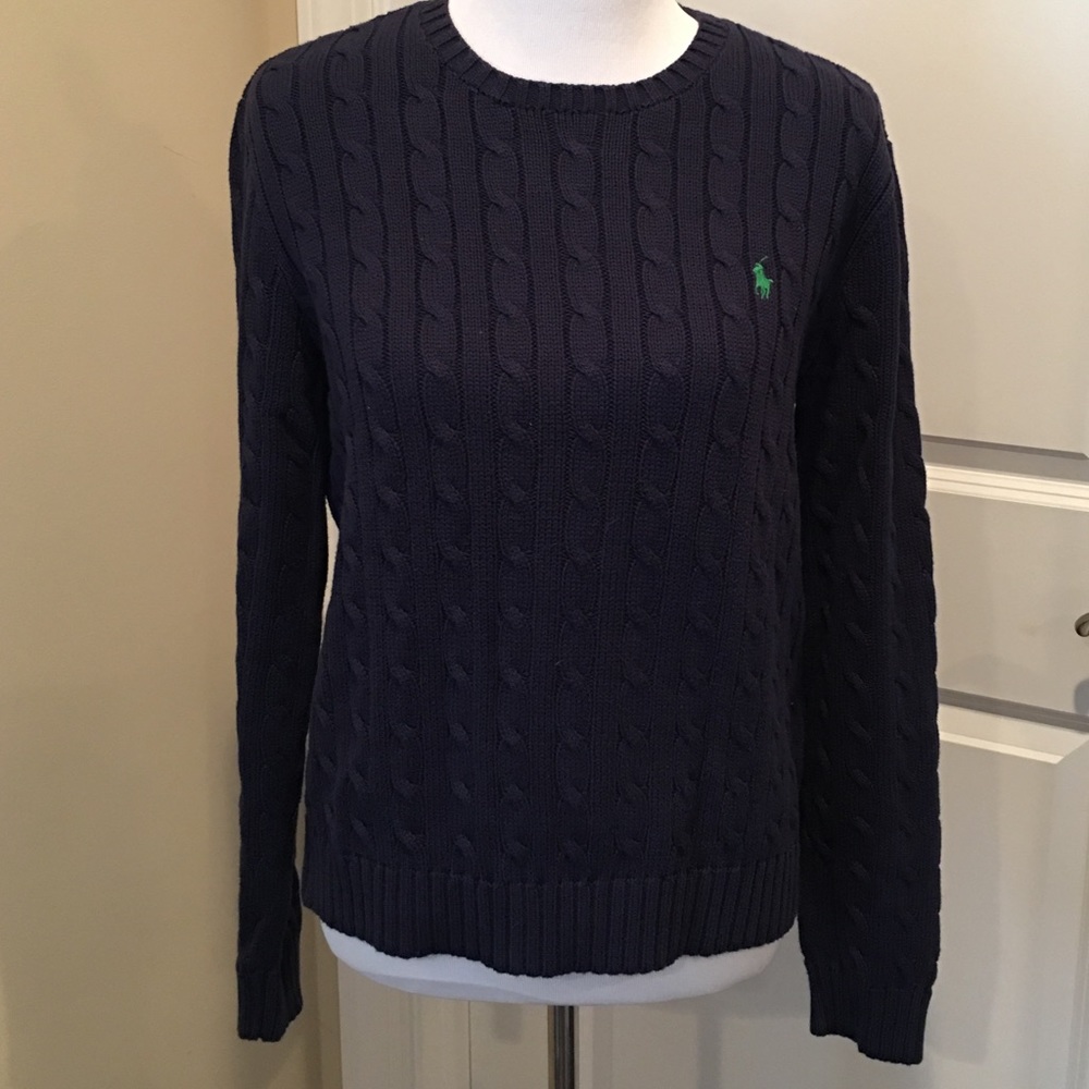 Ralph Lauren classic blue sweater in XL