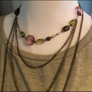 Layered necklace