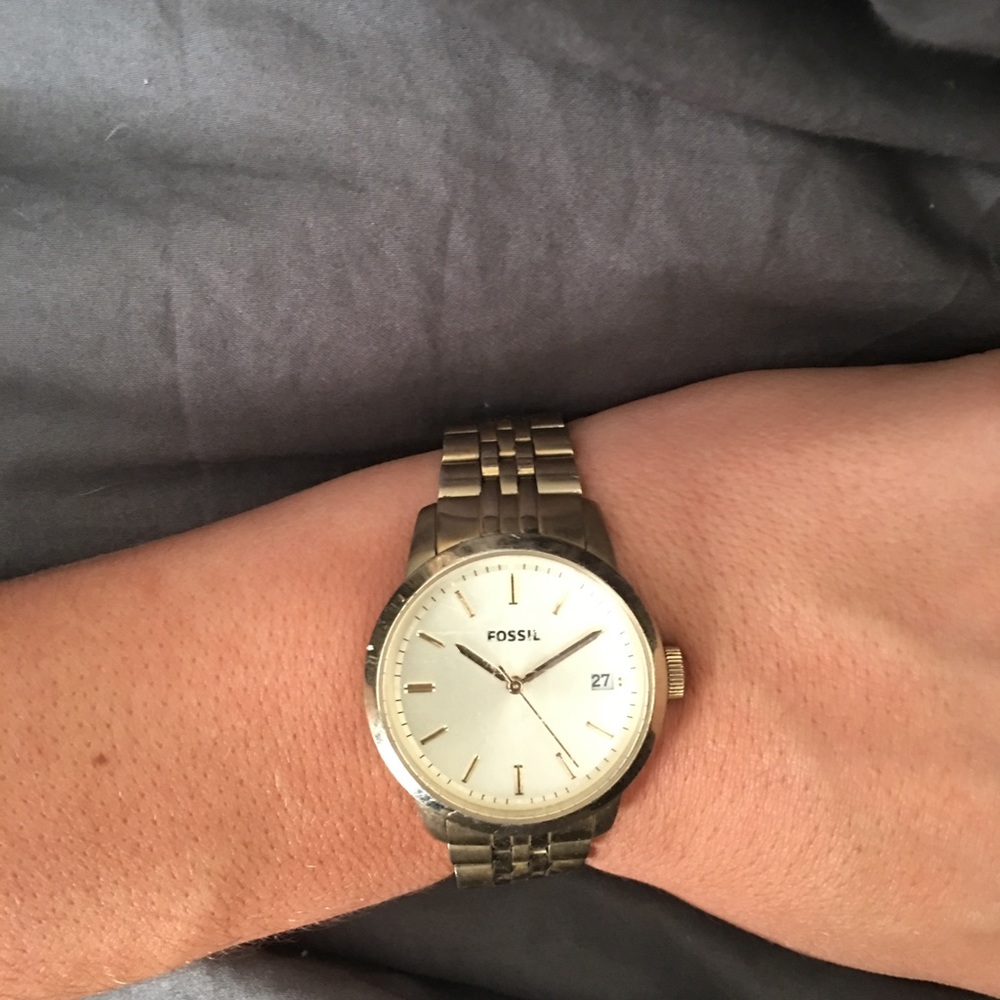 Womens Gold Fossil Watch