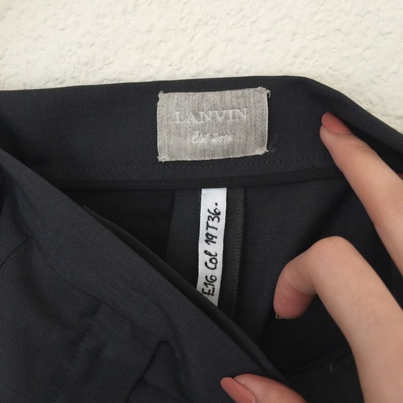 ❤SOLD❤Lanvin High Waist Wool Trousers - Picture 6 of 7