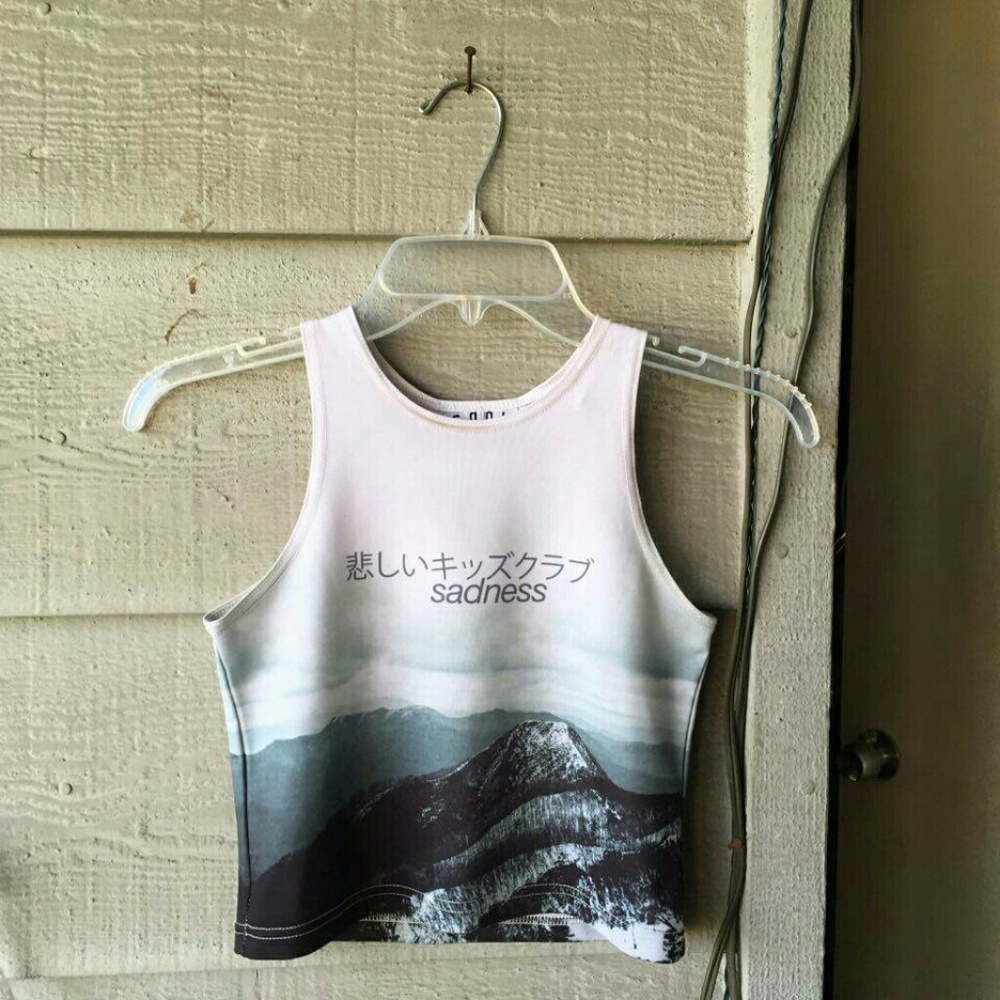 COOL SHIRTZ SADNESS CROP