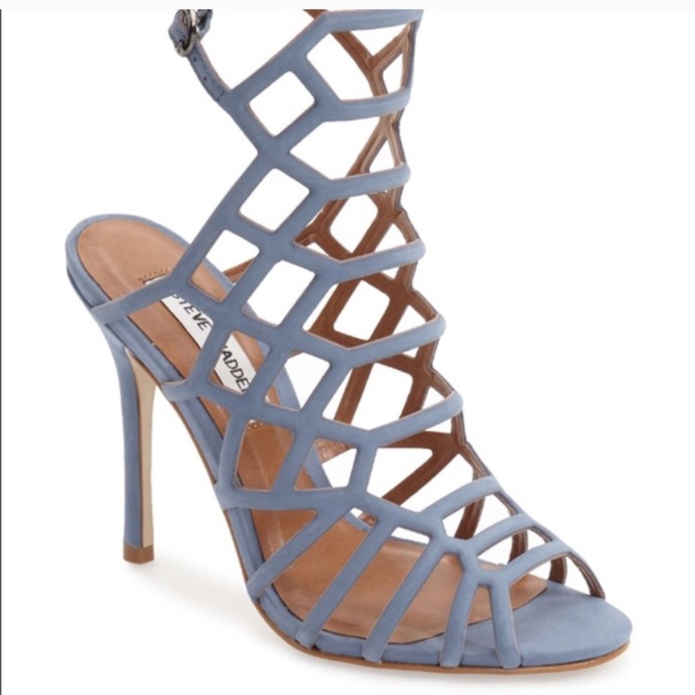Steve Madden Slithur Blue Cage heel