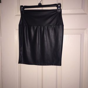 Faux Leather mini skirt