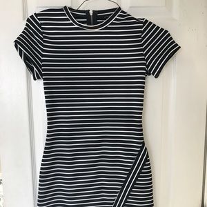 Lulu's navy striped dress