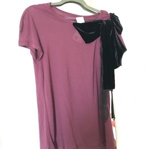 RED Valentino velvet bow blouse