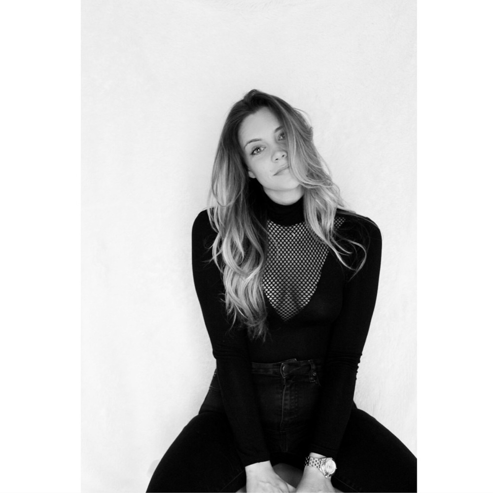 SOLDOUT || Mesh plunge bodysuit