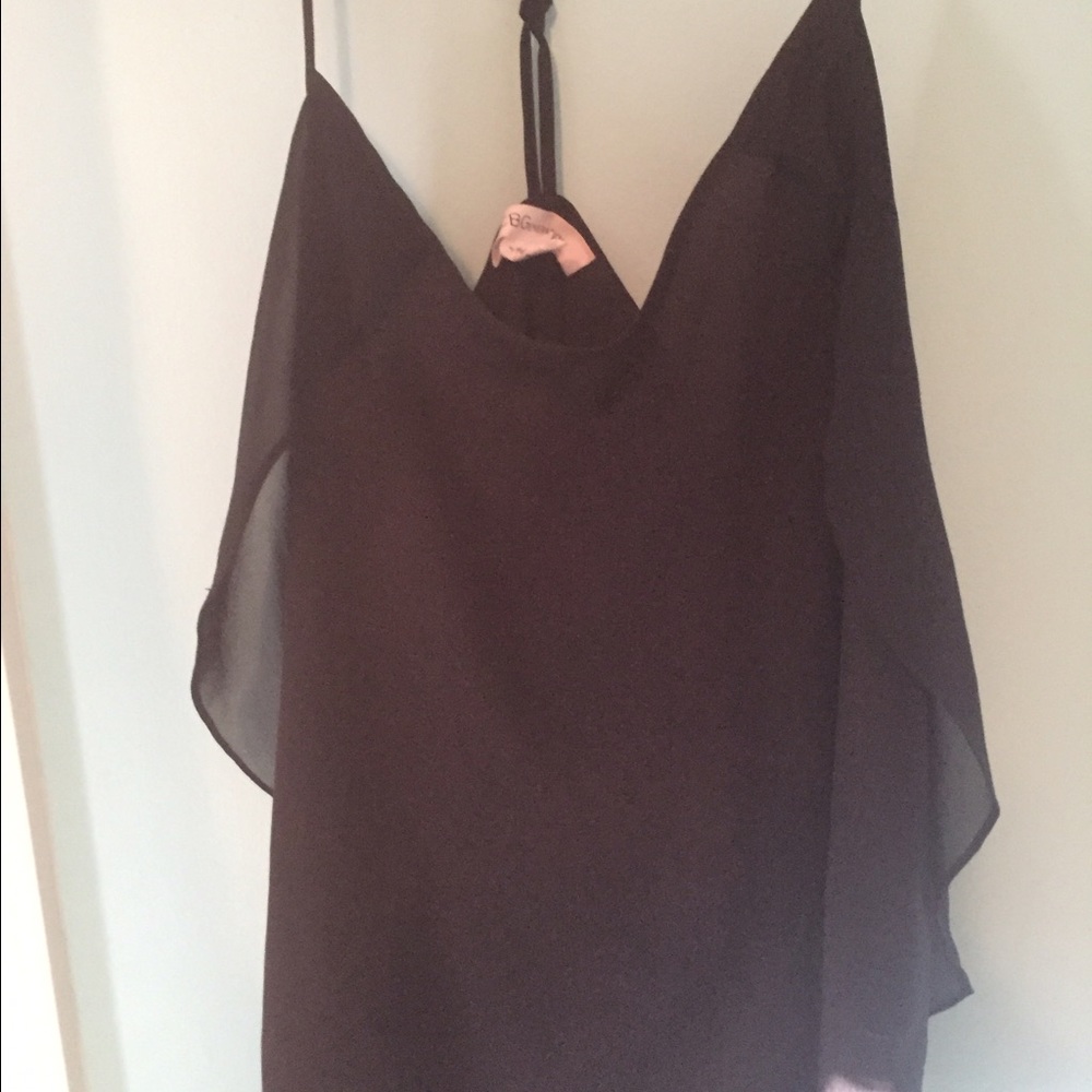 BCBG black tank with braid