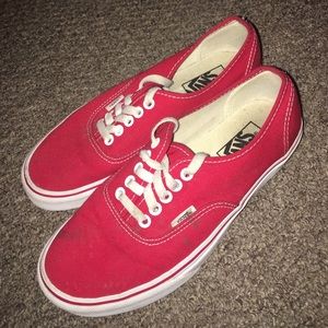 Red Vans