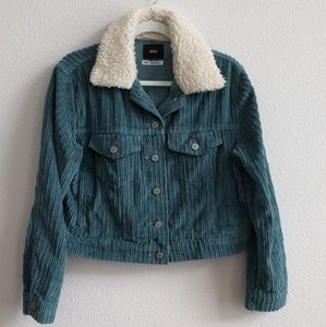 BDG Sherpa Collar Trucker Jacket