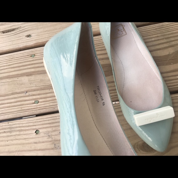 Jelly baby blue flats - Picture 3 of 4