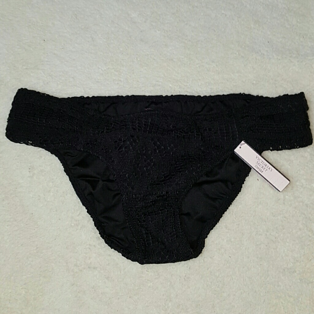 VS Black bikini bottom