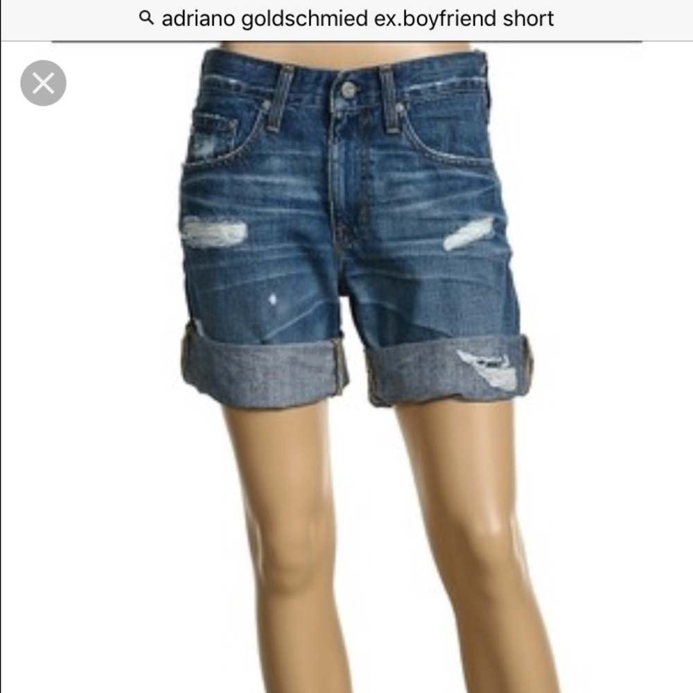 Adriano Goldschmied ex boyfriend jean shorts