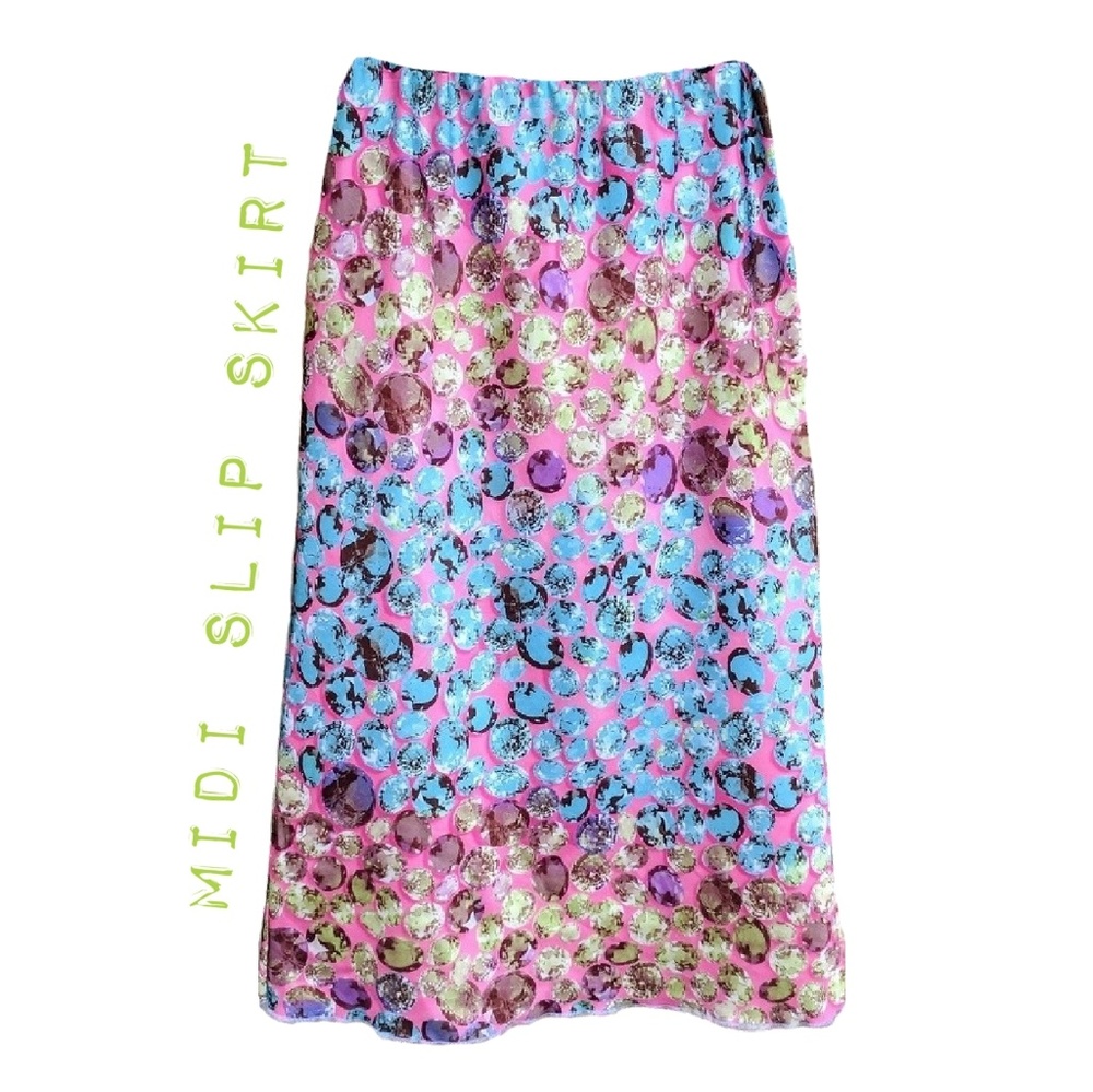 💎 LOVE amour  ::  gemstone print skirt