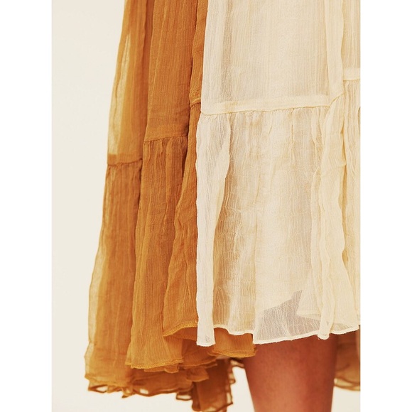 NWOT Free People gown w intricate beading/cutouts - Picture 3 of 8