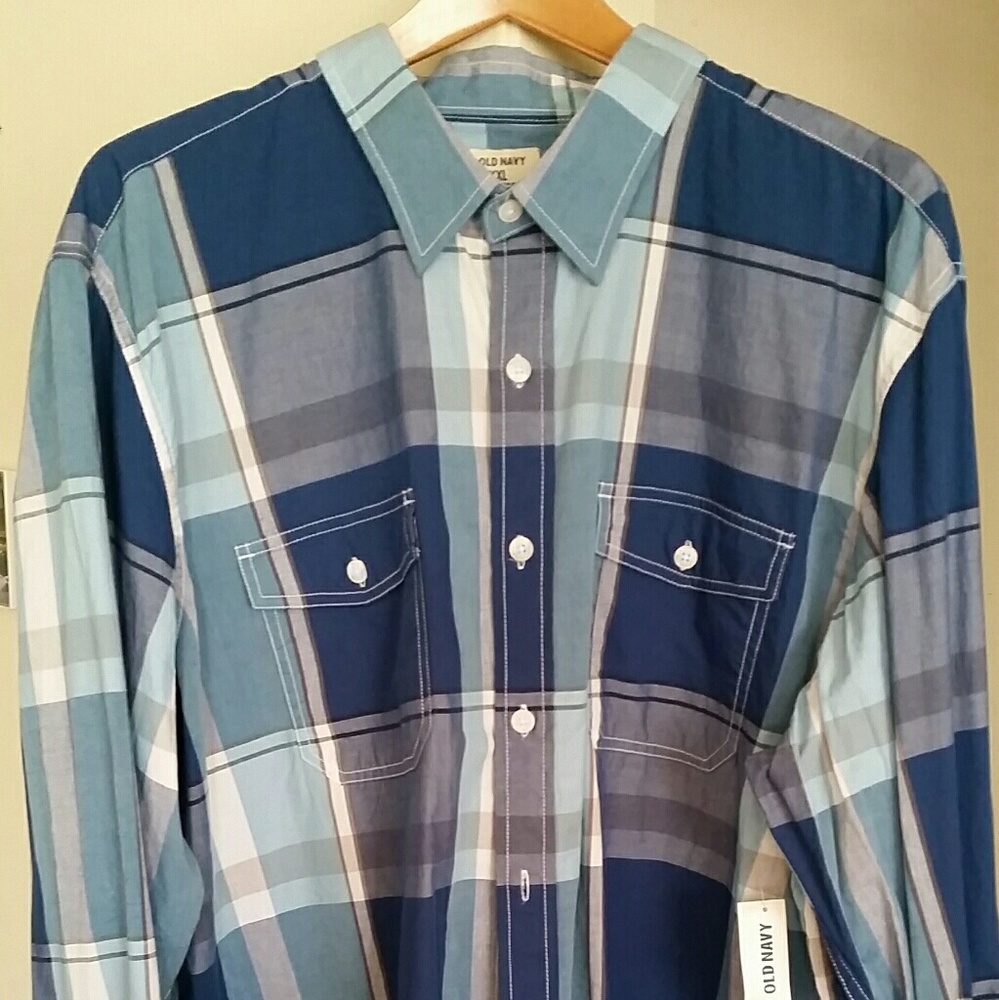 Men long sleeve button down shirt
