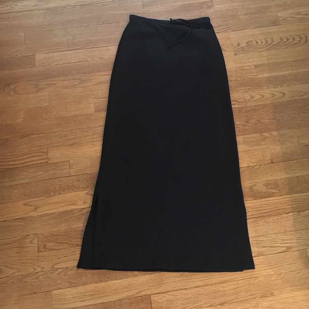 Long black skirt