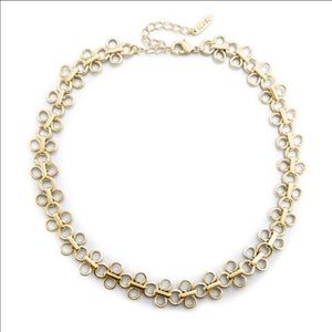 Luv AJ Lace Link Choker in Gold