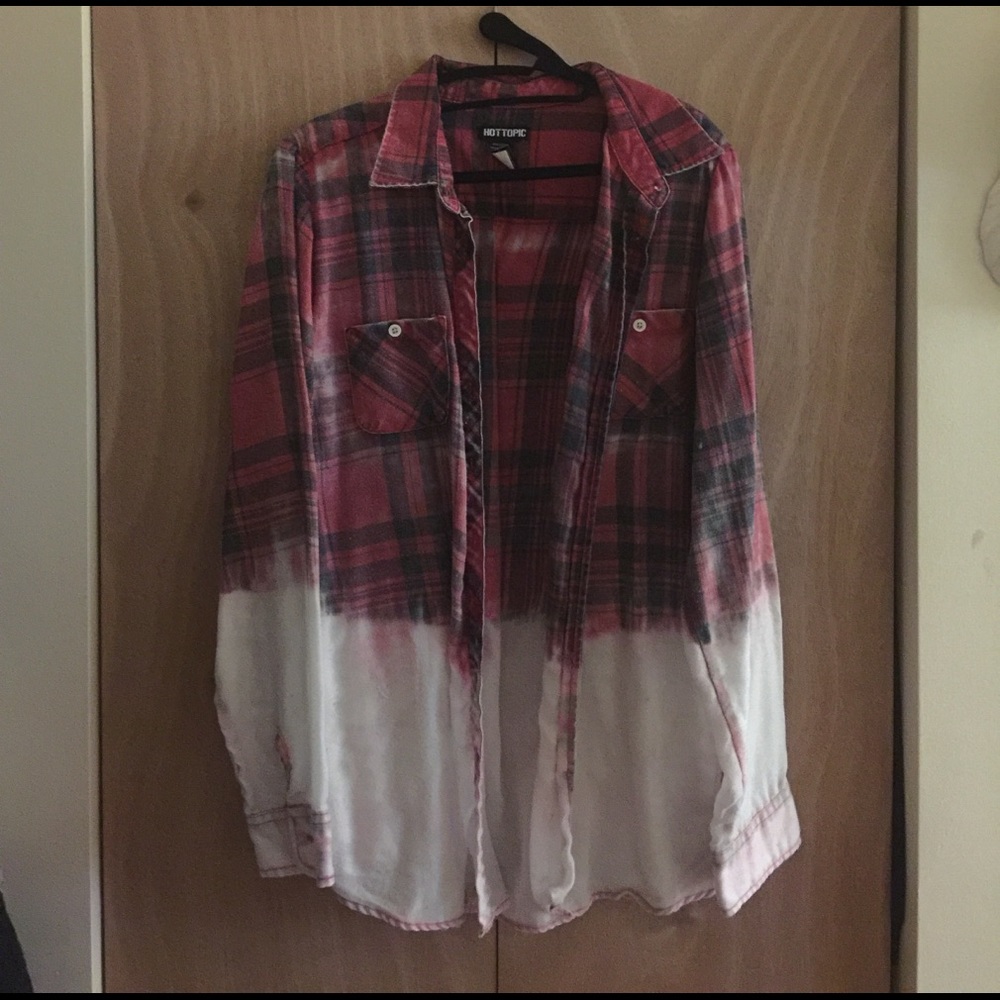 Bleached and Distressed Flannel