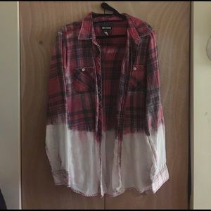 Bleached and Distressed Flannel