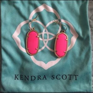 Pink Kendra Scott Elle earrings