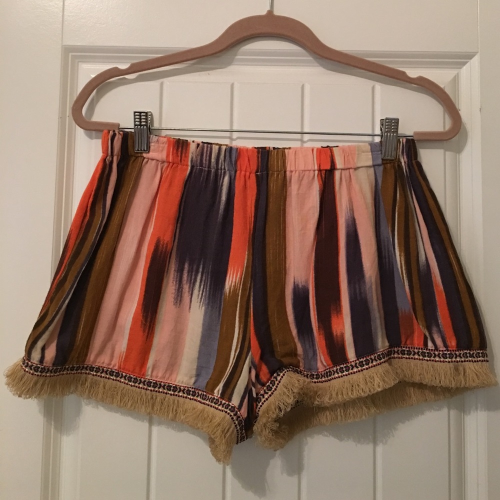 Printed Fabric Shorts