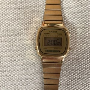 Casio gold watch