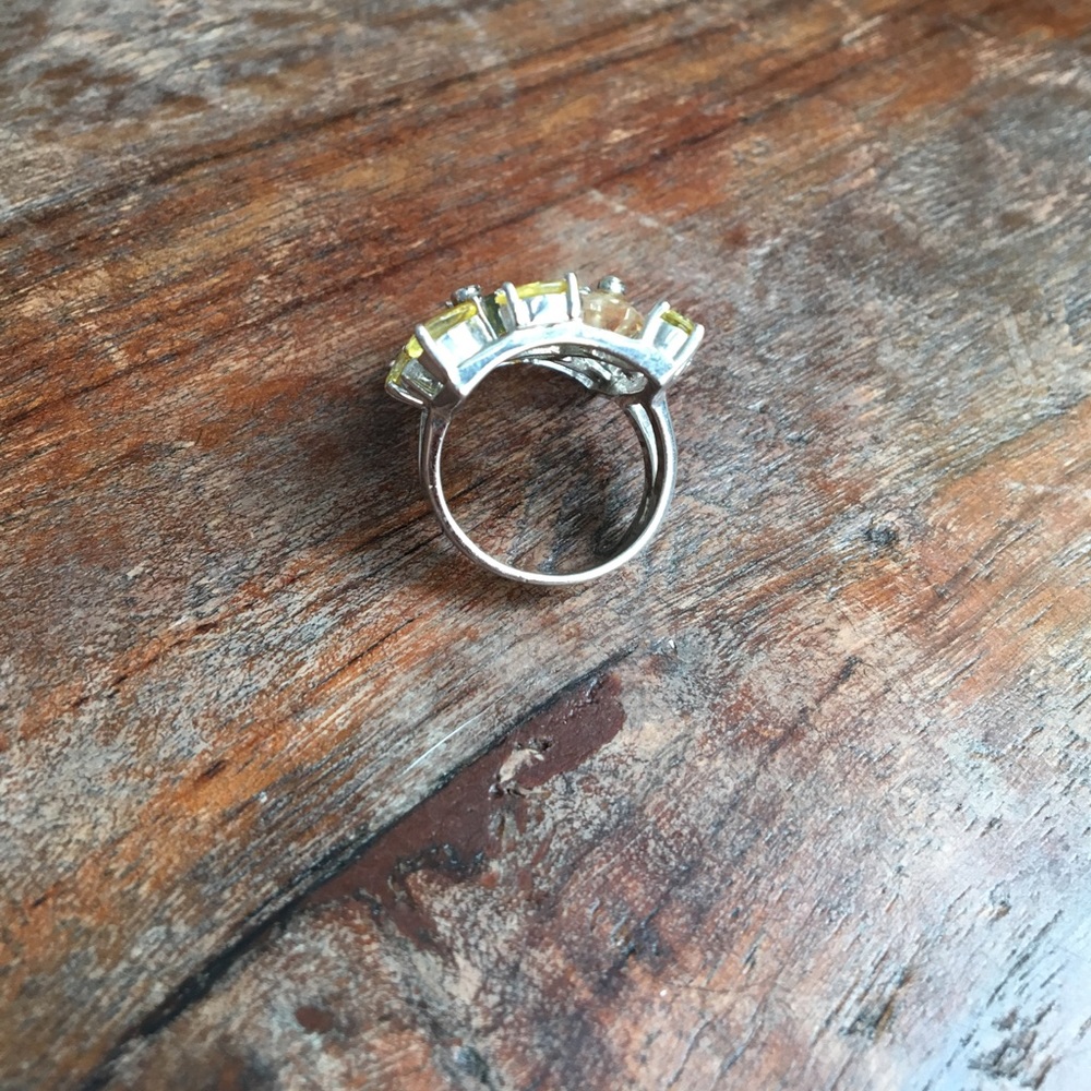 .925 Custom Made Statement Ring - image 5