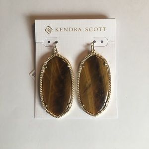 Kendra Scott Gold Danielle Tigers Eye