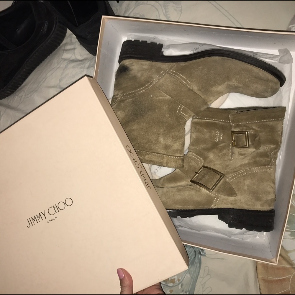 Jimmy choo suede boots
