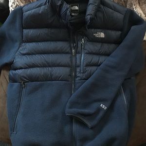 Like new . The North Face Denali fleece with down