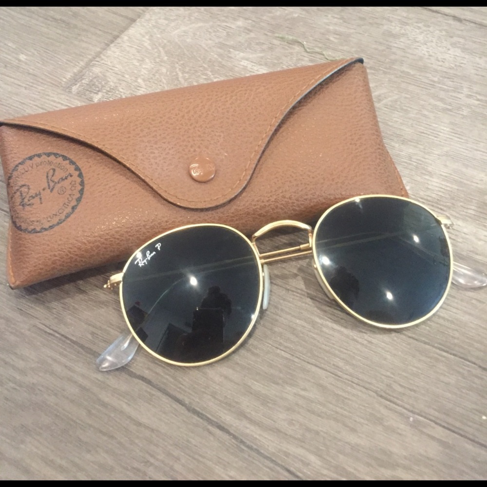 Authentic Polarized Metal Frame RayBan Sunnies