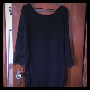 Black long sleeve dress