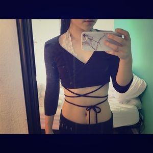 KIMCHI BLUE WRAP AROUND TOP