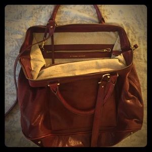 Etienne Aigner Burgundy tote