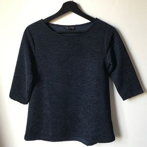 🔥sale! Navy topshop textured top