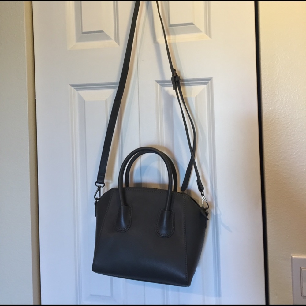 Charcoal grey cross body