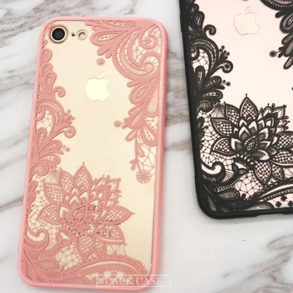 Pink Transparent Case