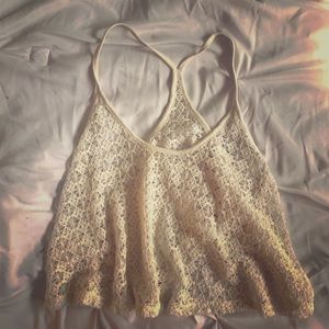 VICTORIA'S SECRET PINK CROCHET TOP