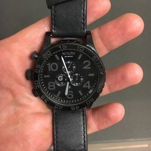 Nixon 51-30 Chrono Black on Black